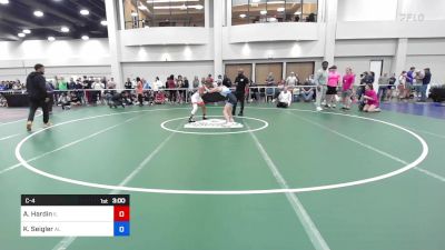 105 kg C-4 - Alexcia Hardin, Il vs Kaydence Seigler, Al