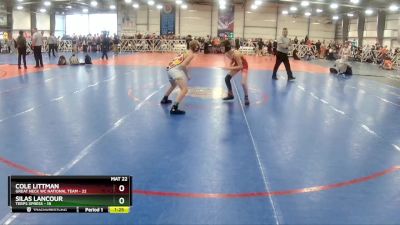 84 lbs Rd# 3 12:00pm Friday - Silas Lancour, Terps XPress vs Cole Littman, Great Neck WC National Team