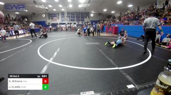 49 lbs Rr Rnd 3 - Knox Williams, Perry Wrestling Academy vs Jayce CLARK, Division Bell Wrestling