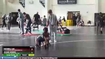 54 lbs Round 3 - Ryder Woods, VV Bulldog Wrestling Club vs Mytrell Lee, Cimarron Bad Boy Wrestling Clu