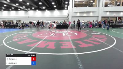 115 kg C-8 #2 - Kelsey Seigler, Al vs Isabel Urbina, Nc