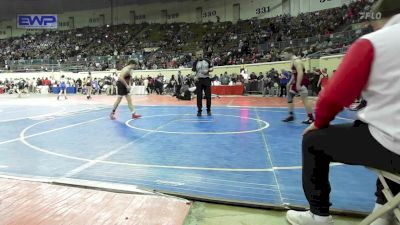 130 lbs Round Of 64 - Garrett Lynn, Tuttle vs Gibson Brooksher, Duncan Middle School