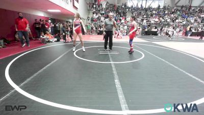 115 lbs Rr Rnd 3 - Madison Ryan, Raw Wrestling Club vs Evelyn Tillison, Fort Gibson Youth Wrestling
