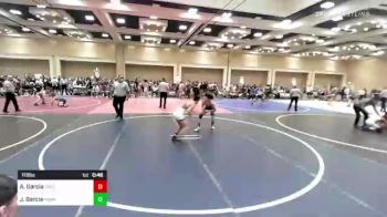 113 lbs Consi Of 8 #2 - Aaron Garcia, Payson vs Jonathan Garcia, Hawks Athletic Club