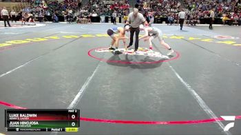 106-2A/1A Quarterfinal - Luke Baldwin, Henry E. Lackey vs Juan Hinojosa, Stephen Decatur