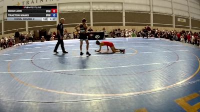 100 lbs Cons. Round 3 - Noah Ahn, Utah vs Traeton Manis, Utah