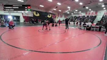130 lbs Champ. Round 2 - Alina Cole, Centennial (Bakersfield) vs Gabriela Jimenez, Paloma Valley