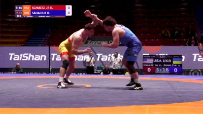 92 kg Round 1 - Eric Schultz, USA vs Denys Sahaliuk, UKR
