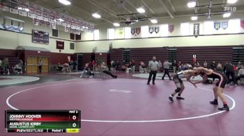 JV-7 lbs Cons. Semi - Johnny Hoover, Western Dubuque vs Augustus Kirby, Union, LaPorte City