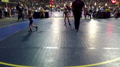 55 lbs 7th Place - Caroline Smart, United vs Piper Rush, Trinity