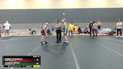 130 lbs Round 5 (6 Team) - Aaron McDonald, Terps Xpress vs Charles Boyle, Ranger WC