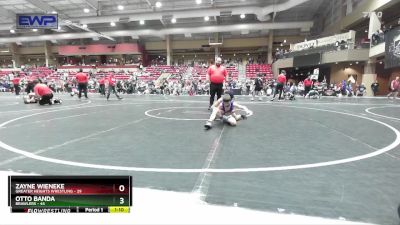 64 lbs Semifinal - Otto Banda, Brawlers vs Zayne Wieneke, Greater Heights Wrestling