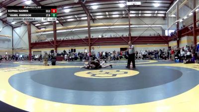 190 lbs Champ. Round 2 - Sophia Harris, Benjamin Logan vs Kamil Johnson, The St. James Academy