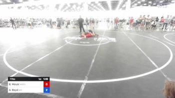 77 lbs Consolation - Benjamin Meyer, Wrestling Academy Of The Rockies vs Alex Boyd, Mat Demon WC