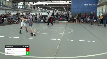 76 lbs Semifinal - James Berry, Pope Junior Wrestling vs Braxton Brock, Team Hammer House