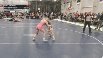 120 lbs Champ. Rd Of 64 - Olivia Sheffield vs Skya Scrimgeour, Askren Wrestling Academy