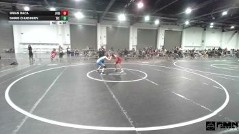 90 lbs Quarterfinal - Brian Baca, Juggernaut WC vs Dario Chuzhikov, The Roc