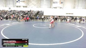 112 lbs Quarterfinal - Keagan Hastwell, South Lewis Wrestling Club vs Jeremiah Weber, Gowanda Wrestling Club