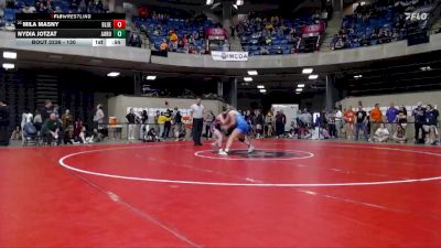 130 lbs Champ. Round 2 - Mila Masny, Unattached vs Nydia Jotzat, Glenbard West