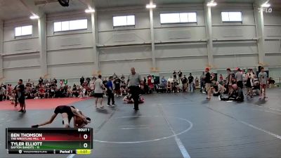 88 lbs Round 1 (8 Team) - Ben Thomson, The Wrestling Mill vs Tyler Elliott, Dayton Bandits