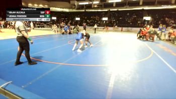 Girls 140 lbs Quarterfinal - Jenna Friesen, McNary vs Islah Alcala, Toppenish (Girls)