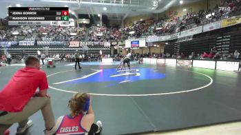 120 lbs Cons. Round 2 - Madison Siegfried, St. Francis HS vs Jenna Borror, Ellinwood HS