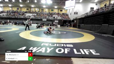 144 lbs Round Of 32 - Smokey McClure, Wyoming Seminary vs Cadigan Kimball, St. Paul's