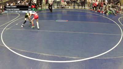 55 lbs 3rd Place Match - Krue Ashby, Delta Wrestling Club vs Titan Petersen, Shootbox