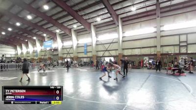 120 lbs Quarterfinal - Ty Petersen, Idaho vs Jerin Coles, Montana