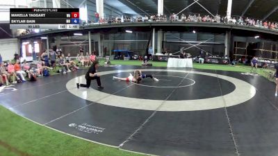 95 lbs Makella Taggart, Washington vs Skylar Bain, Missouri