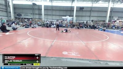 105 lbs Cons. Round 3 - Declan Yearsley, Ririe vs Ty Sutton, New Plymouth