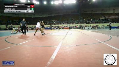 161 lbs Final - Amariana Scott, Union Girls JH vs Kambyr Lee, Sand Springs Jr High