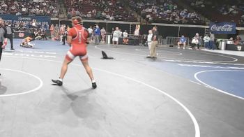 D 3 285 lbs Semifinal - Romyn Cortez, Basile vs Samuel Griffin, Opelousas Catholic