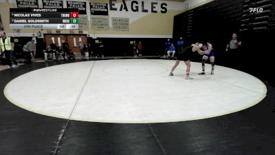 120 lbs 5th Place - Nicolas Vives, Trumbull vs Daniel Goldsmith, West Haven