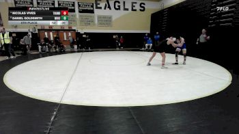 120 lbs 5th Place - Nicolas Vives, Trumbull vs Daniel Goldsmith, West Haven