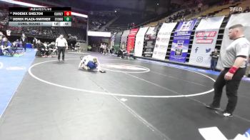 120 Class 3 lbs Cons. Round 1 - Phoenix Shelton, Kearney vs Derek Plaza-Smither, St. Charles