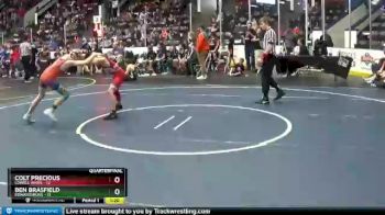 72 lbs Quarterfinals (8 Team) - Ben Brasfield, Edwardsburg vs Colt Precious, Lowell White