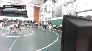 144 lbs 1st Place Match - Oliver Benninghof, Trabuco Hills vs Marcus Kuo, Arroyo