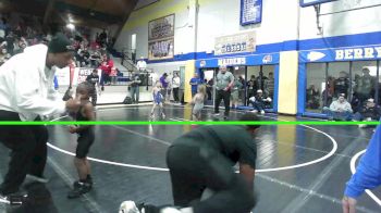 49 lbs Rr Rnd 3 - Noah Backus, Newkirk Takedown Club vs Geronimo Tecumseh II, Mojo Grappling Academy