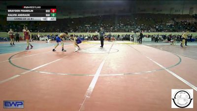 118 lbs Consi Of 32 #1 - Brayden Franklin, Bixby vs Kalvin Andrade, Vian