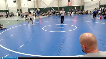 96 lbs Round 3 (8 Team) - Jaxon Petersen, Columbus Wrestling Organization vs Maddux Hernandez, Midwest Destroyers