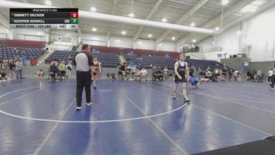 157 lbs Cons. Semis - Josiah Barker, Canyon View Falcons vs Lane Spencer, Bozeman Wrestling Club