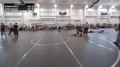 88 lbs Round 5 (8 Team) - Zachary Fiscus, Wrecking Crew Black vs Forest Brooks, 84 Athletes