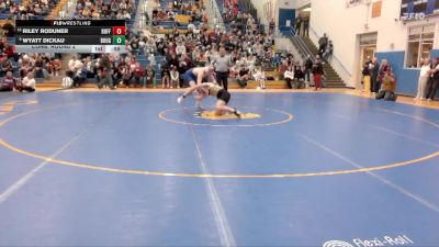 150 lbs Cons. Round 2 - Wyatt Dickau, Douglas vs Riley Roduner, Buffalo