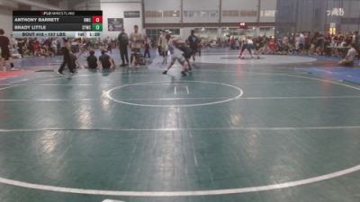 157 lbs Round Of 16 - Anthony Barrett, Ruthless vs Brady Little, Shore Thing