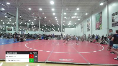 91 lbs Rr Rnd 4 - Max Milia, Grit Mat Club vs John Tarantino, Shore Thing WC