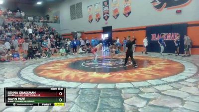 113 lbs Cons. Round 1 - Senna Grassman, Higher Calling Wrestling Club vs Gavin Mize, Rabbit Turner Wrestling