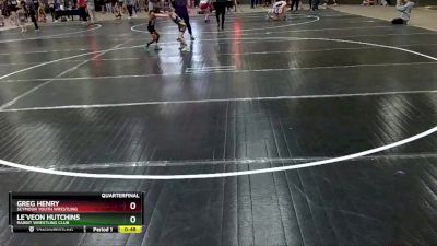 50 lbs Quarterfinal - Greg Henry, Seymour Youth Wrestling vs Le`Veon Hutchins, Rabbit Wrestling Club