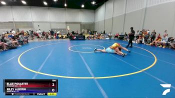 180 lbs Placement Matches (8 Team) - Ellie Poulette, Missouri Ice vs Riley Alborn, Ohio Blue