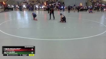 125 lbs Quarterfinal - Quyn Glodo, Sparta Junior Bulldogs vs **Skye Mcculloch**, Heritage Outlaws